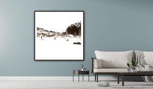 Careel Bay. Pittwater. Limited Edition Print Square.