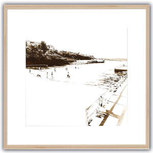 Clovelly Beach. Limited Edition Print. Square.