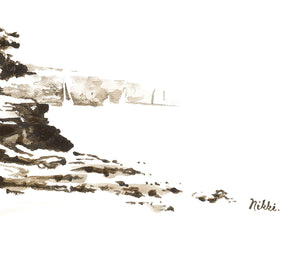 Idyllic Balmoral Beach. Limited Edition Print. Square.