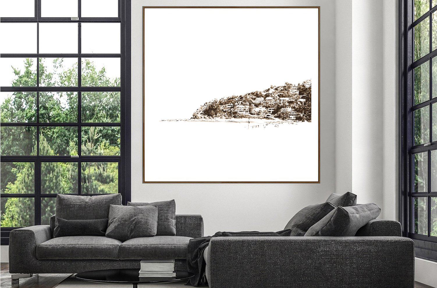 Palm Beach, Kiddies Corner - Limited - Edition - Print - Square