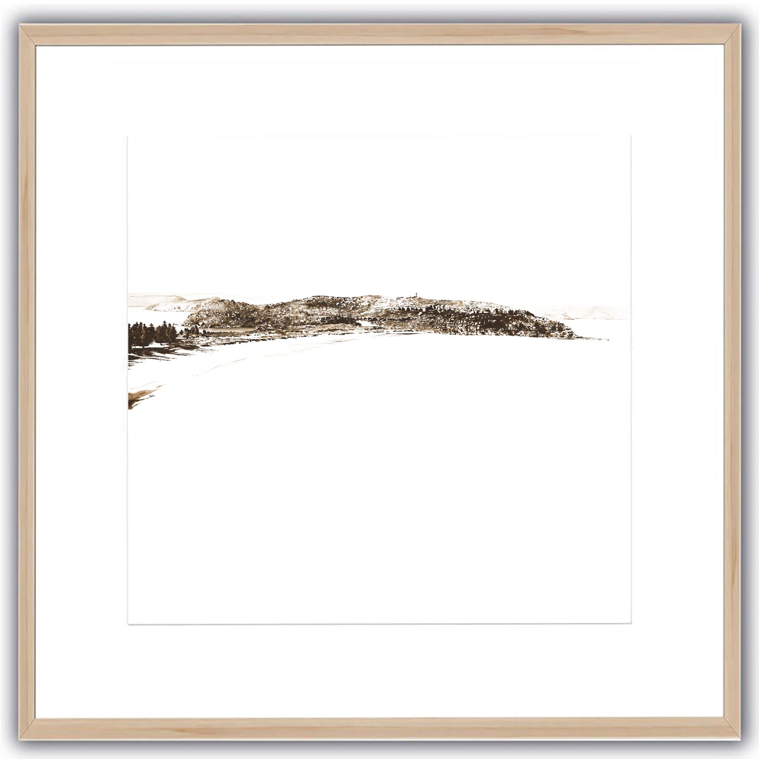 Palm Beach Lighthouse - Limited Edition Beach Print - Square